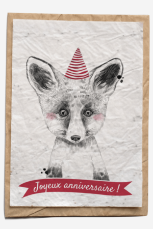 Joyeux Anniversaire Cards Bear Ivy Paysagiste