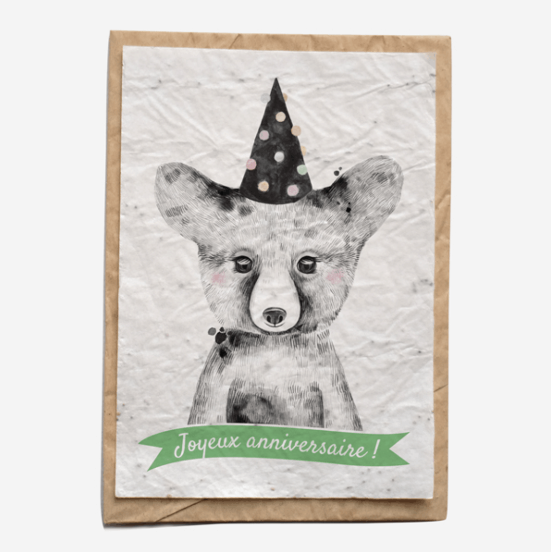 Joyeux Anniversaire Cards Bear Ivy Paysagiste